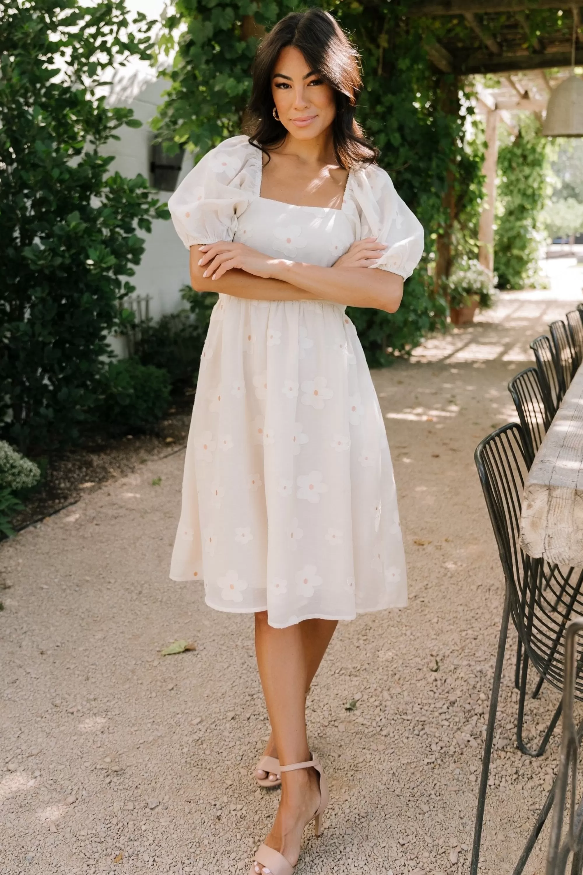 Baltic Born short dresses | Daisy Short Dress | Vintage Cream Floral