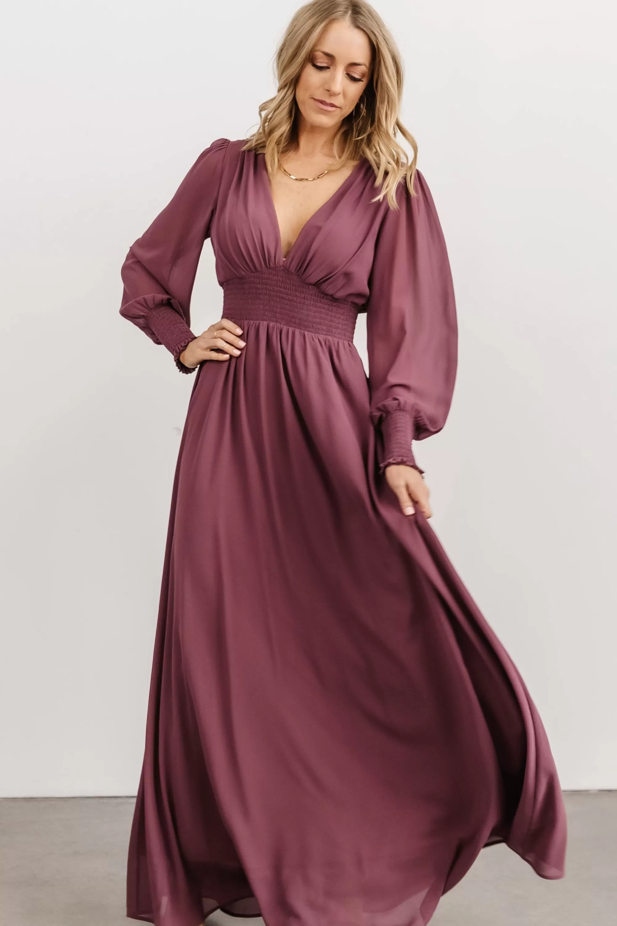 Baltic Born WEDDING SUITE | wedding guest | Olivia Maxi Dress | Vintage Plum