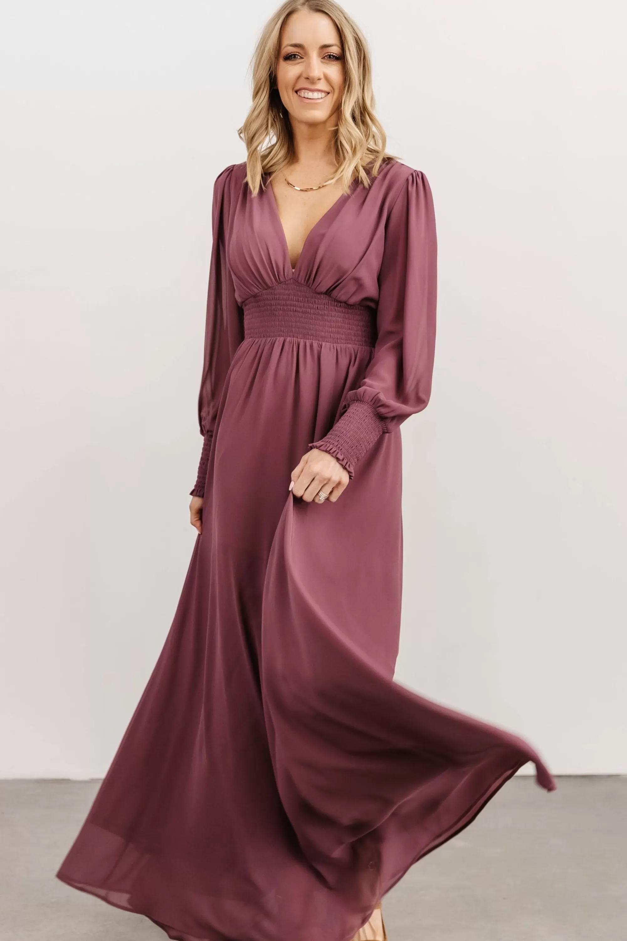 Baltic Born WEDDING SUITE | wedding guest | Olivia Maxi Dress | Vintage Plum